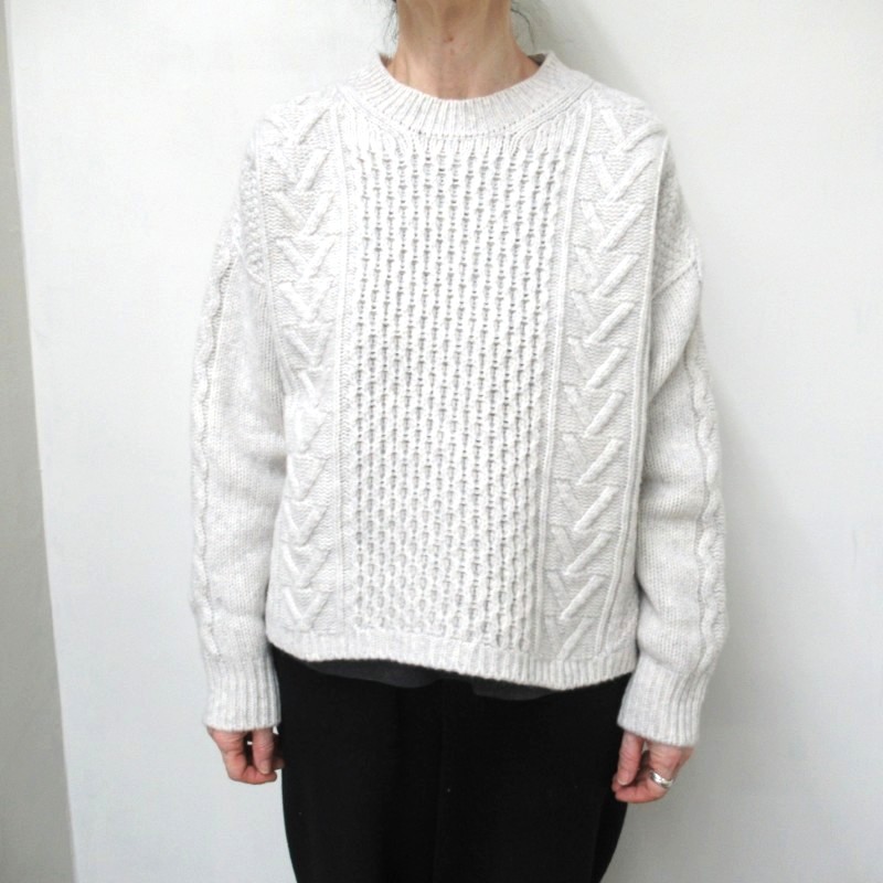 DAYS-sohi- ホールガーメント アラン編みプルオーバー /OAT04 【日本製】